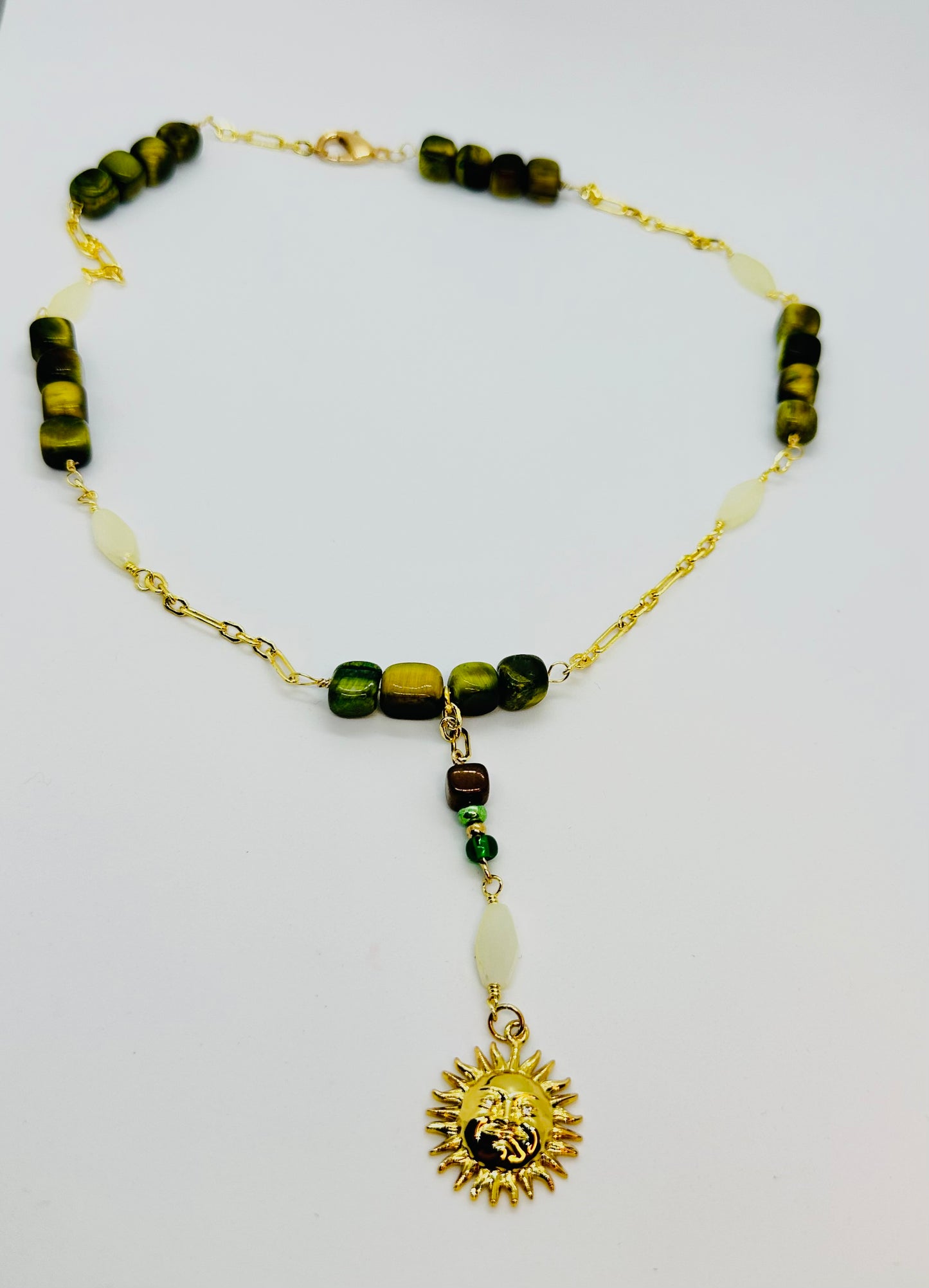 Cypress Tiger Eye Necklace