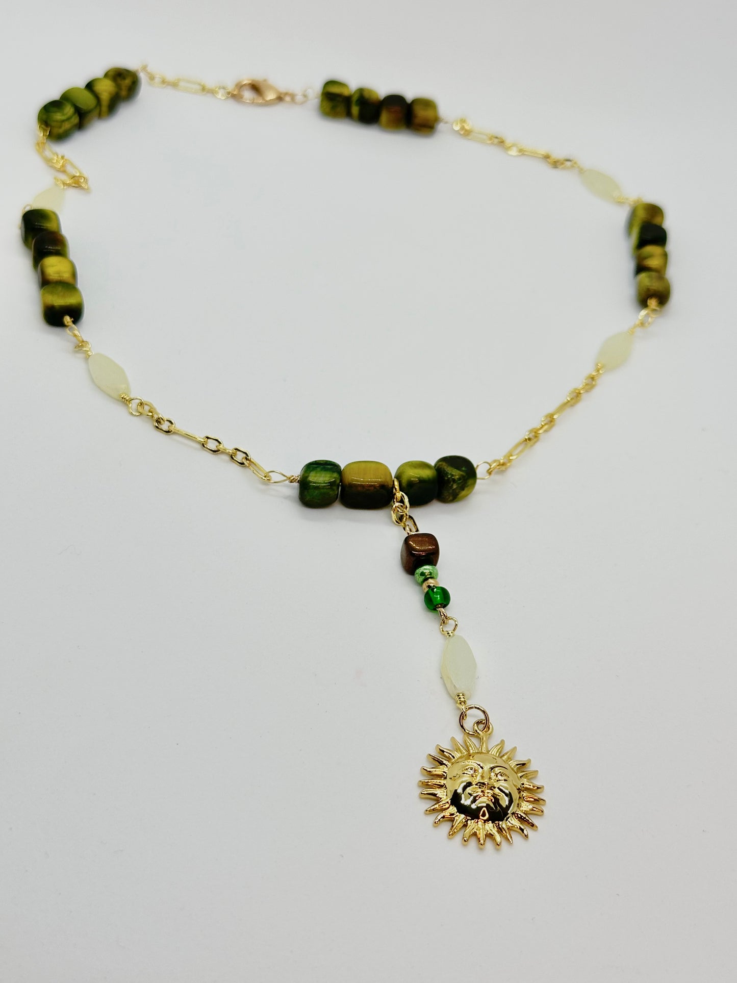 Cypress Tiger Eye Necklace