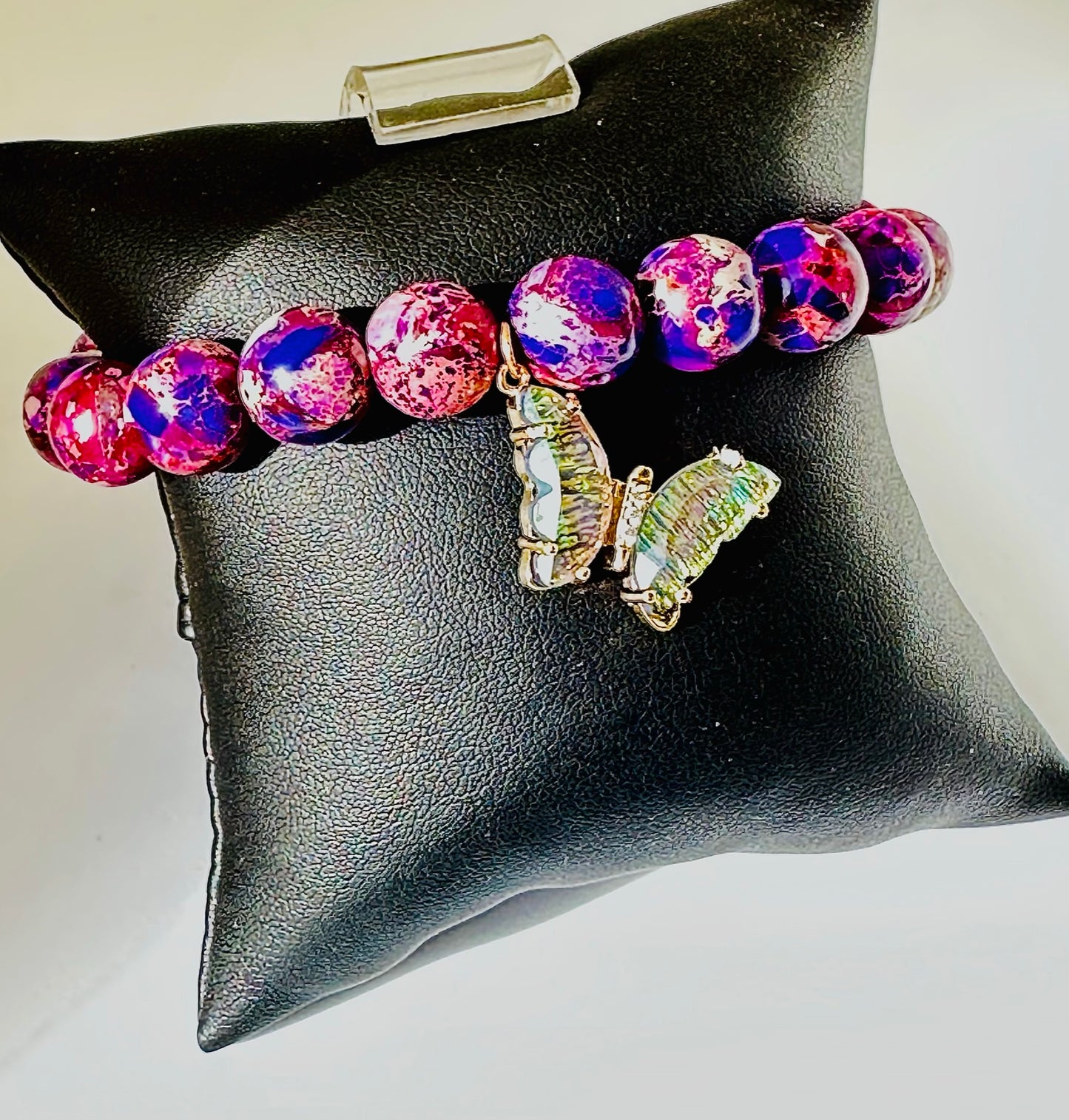 Olivia Jasper Butterfly Bracelet