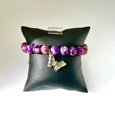 Olivia Jasper Butterfly Bracelet